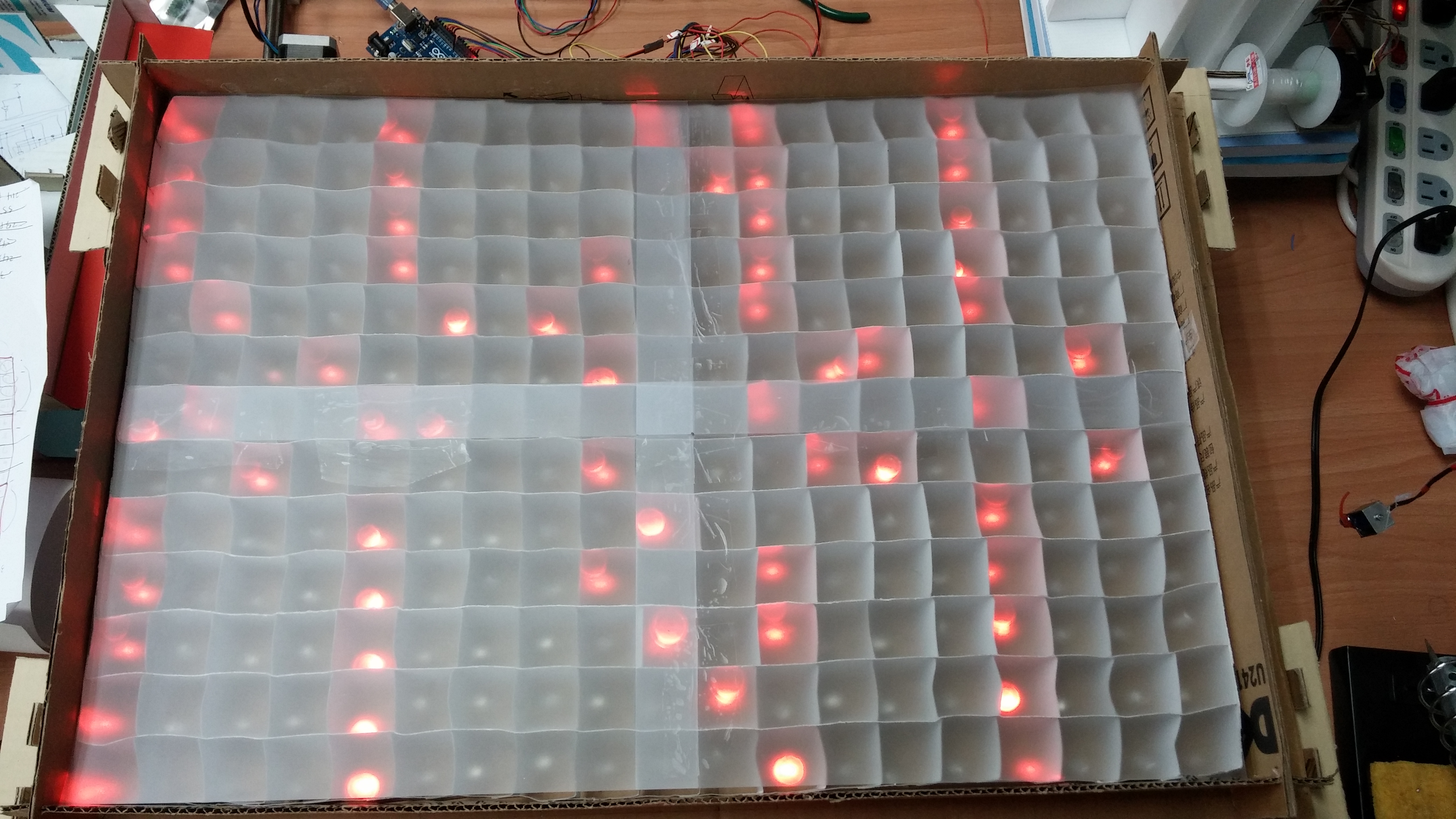 LEDs matrix (front 1)