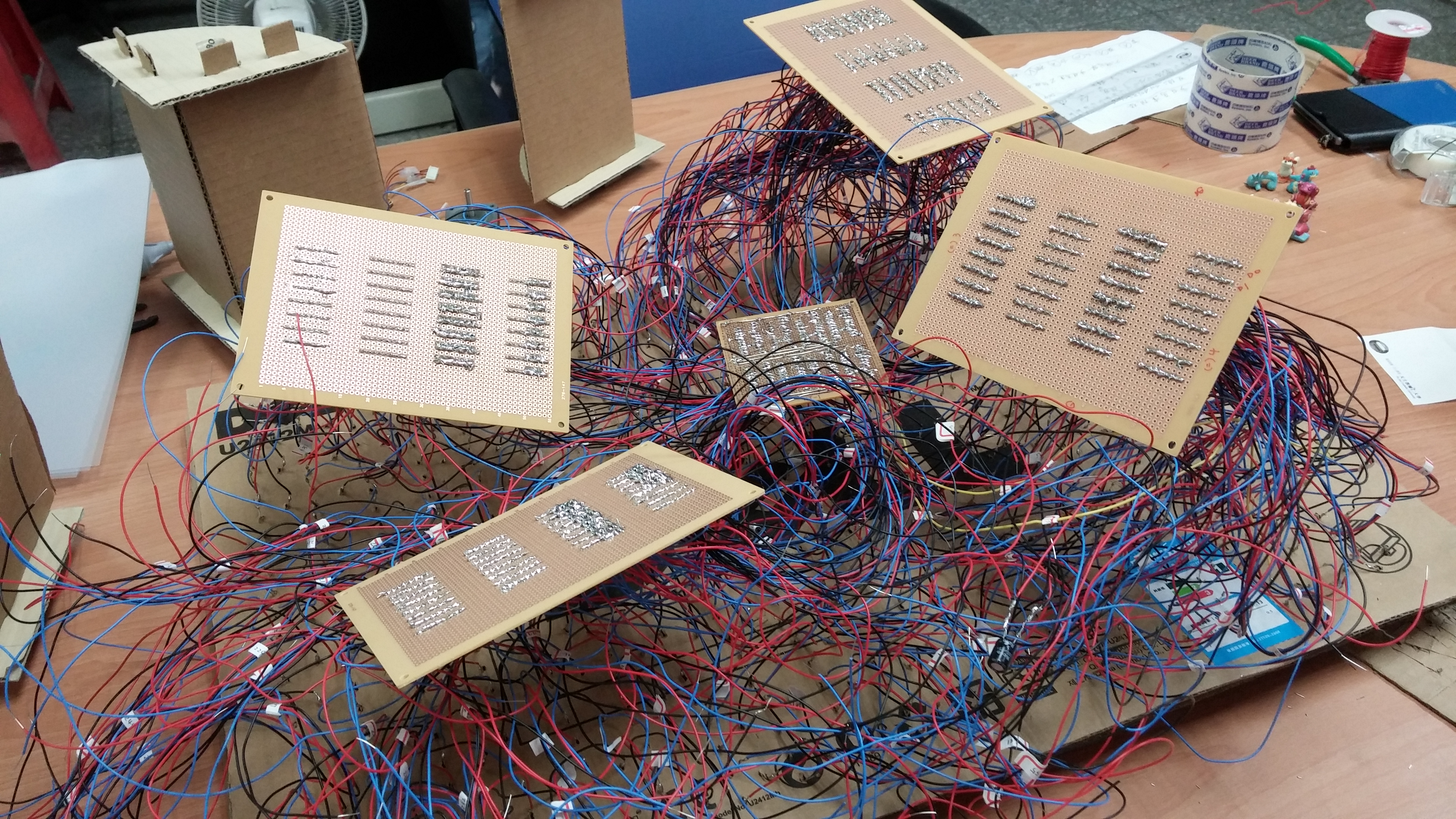 LEDs matrix (back)